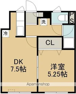 コートアベニュー【2階】の間取り